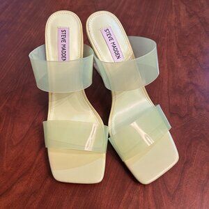 NWT Steve Madden Isa Clear Wedge